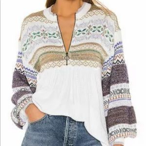 FREE PEOPLE CABIN FEVER SWIT SWEATER SIZE SMALL